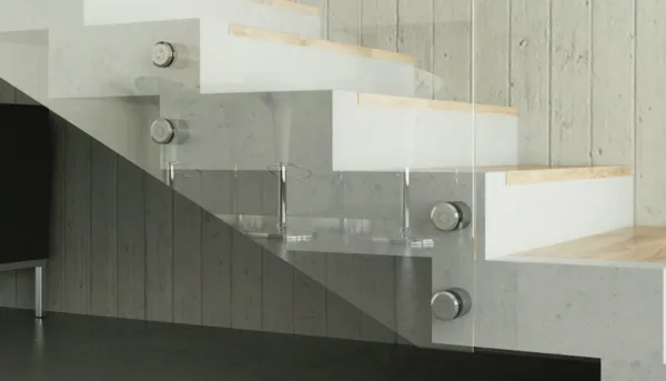 Point fixing ø 40 mm, adjustable